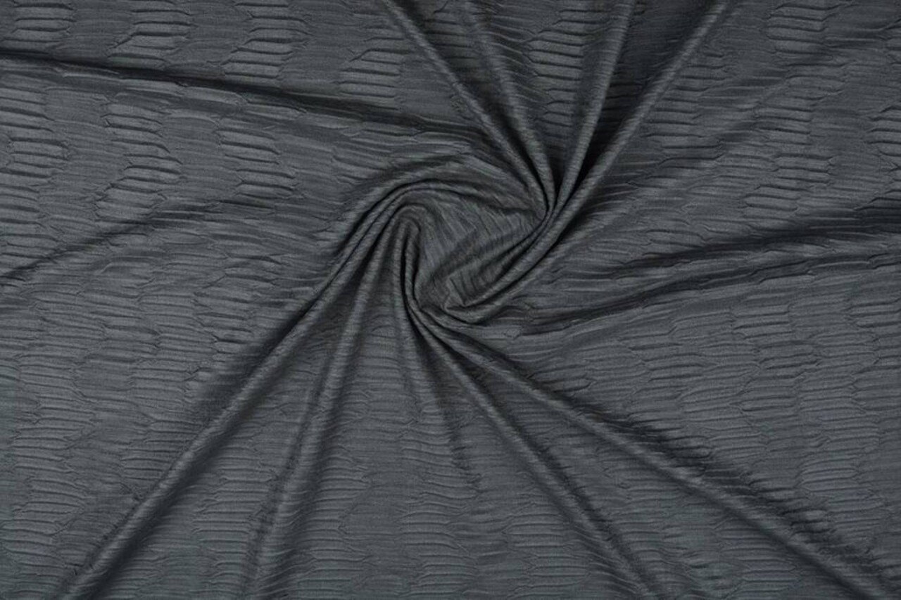 Suede plissÃƒ© Dunkelgrau