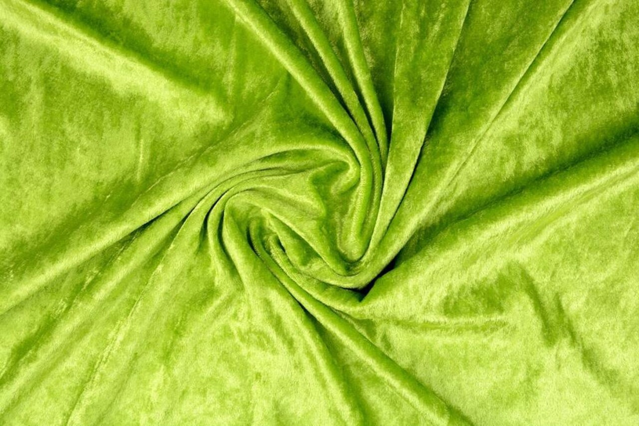 Velours de Panne Lime