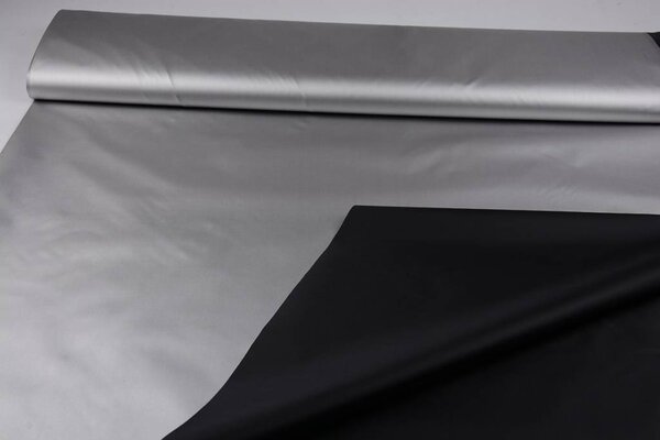 Black Out Silver Coated Fabric Black Out Silver Coated Fabric