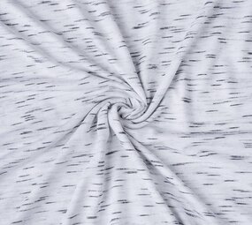 Viscose Slub Melange White