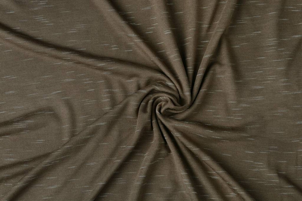 Viscose Slub Melange Mocha brown