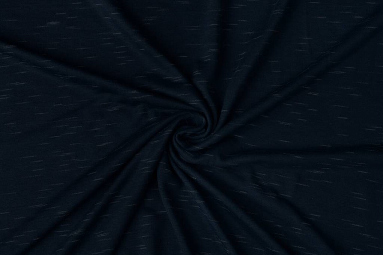 Viscose Melange Slub Police Bleu Viscose Melange Slub Police Bleu
