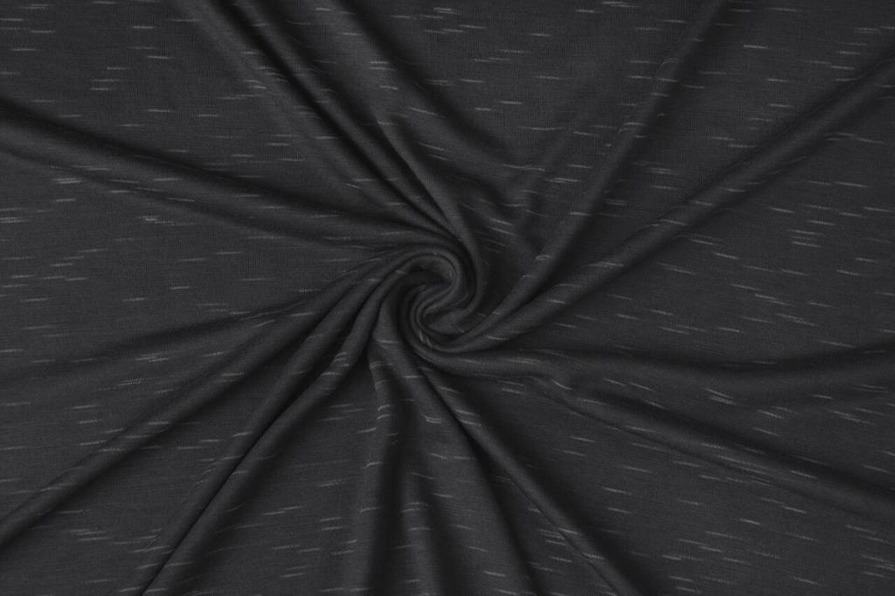 Viscose Melange Slub Gris Foncé Viscose Melange Slub Gris Foncé