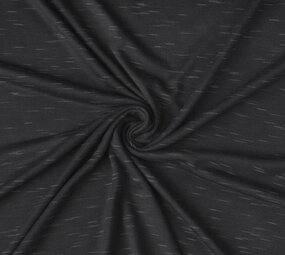 Viscose Melange Slub Donker grijs