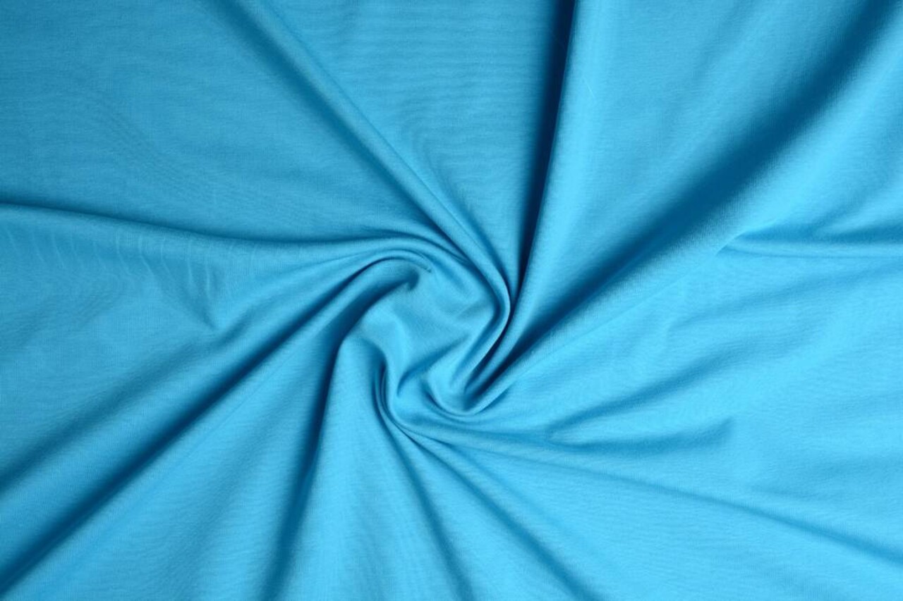 Oeko-Tex®  Jersey Stoff Baumwolle Aqua Oeko-Tex®  Jersey Stoff Baumwolle Aqua
