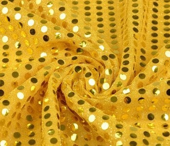 Sequins on Lurex Gold-gold