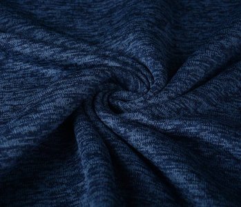 Gebreide Fleece 3-Tone Marine Blauw