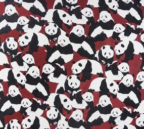SweatStoff Alpenfleece Panda's Bordeaux