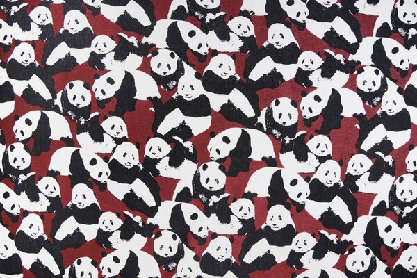 SweatStoff Alpenfleece Panda's Bordeaux