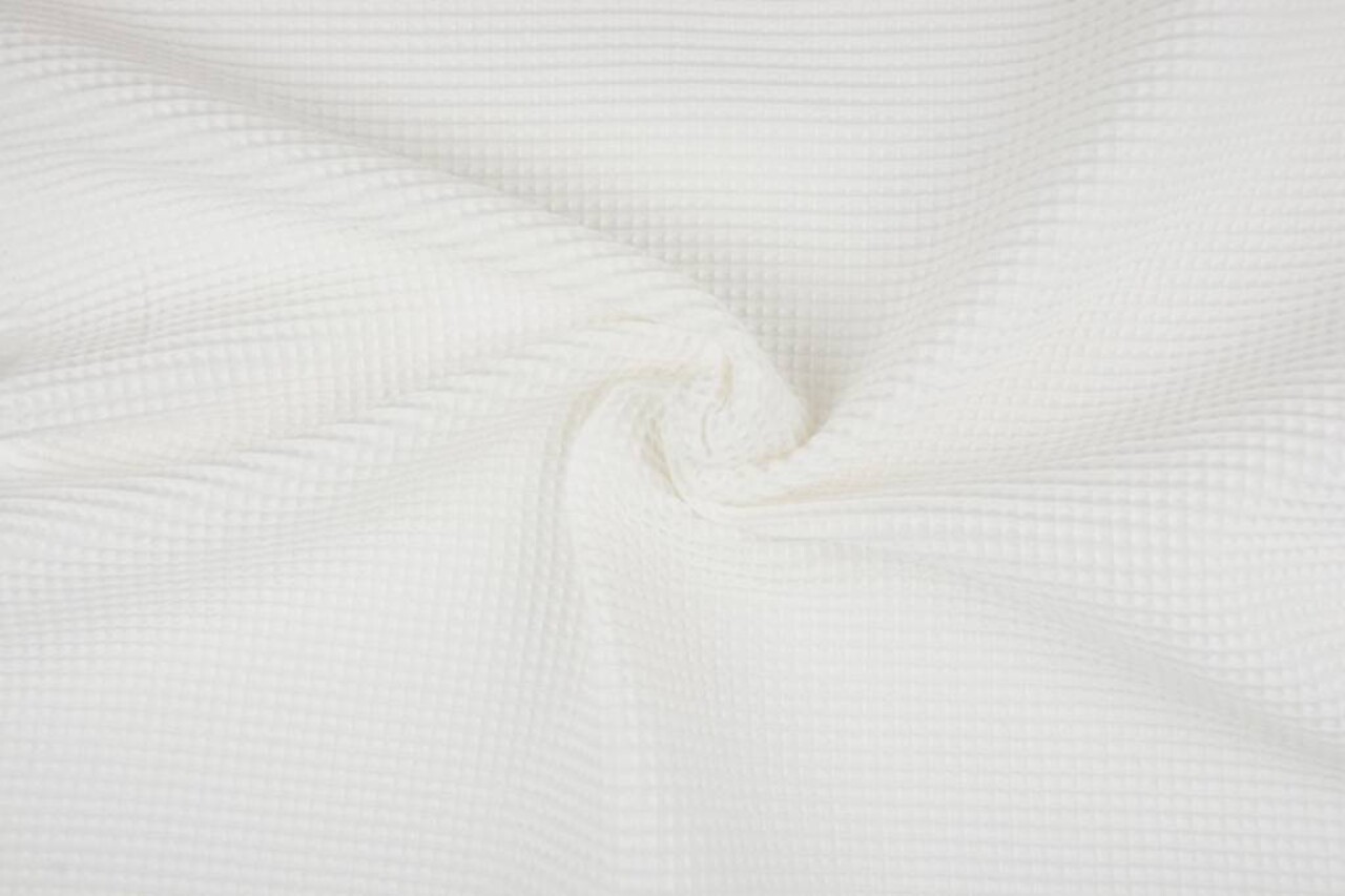Oeko-Tex®  Wafel Katoen Creme Oeko-Tex®  Wafel Katoen Creme