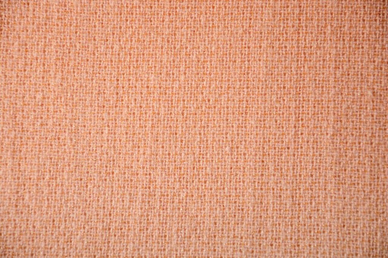 Wollen stof Peach