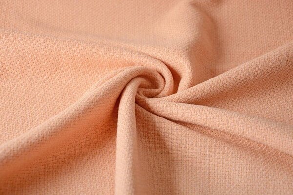 Wollen stof Peach