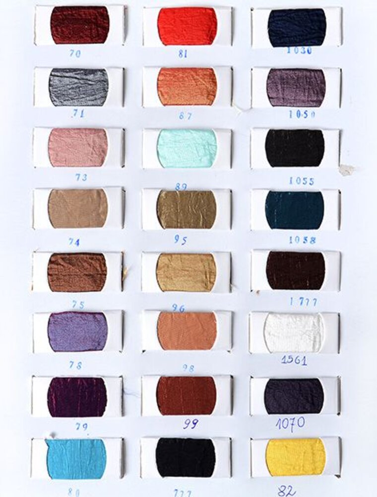 Stalenkaart Crinkle Taft 0723 Stalenkaart Crinkle Taft 0723