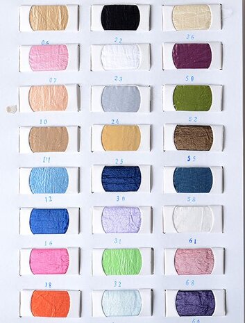 Stalenkaart Crinkle Taft 0723 Stalenkaart Crinkle Taft 0723