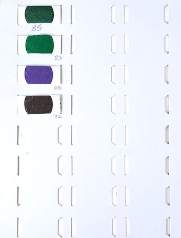 Stalenkaart Crinkle Taft 0723 Stalenkaart Crinkle Taft 0723