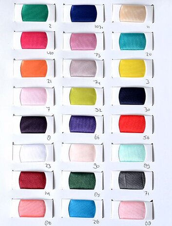 Samplecard Charmeuse Lining