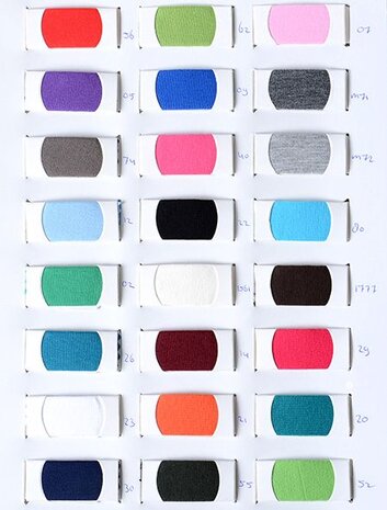 Oeko-Tex®  Samplecard Cotton Jersey Oeko-Tex®  Samplecard Cotton Jersey