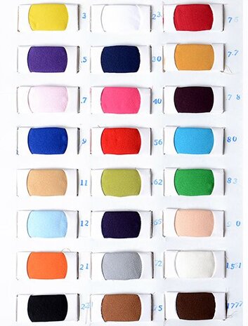 Stalenkaart Crêpe Georgette Stalenkaart Crêpe Georgette