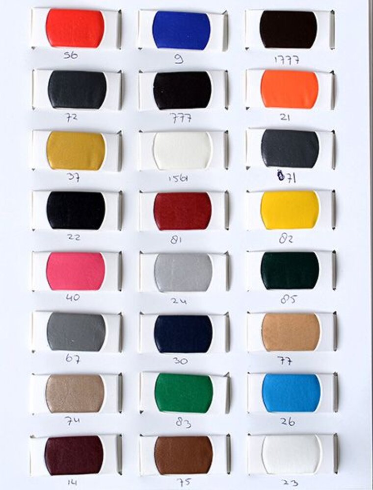 Oeko-Tex®  Stalenkaart Imitatieleer Oeko-Tex®  Stalenkaart Imitatieleer