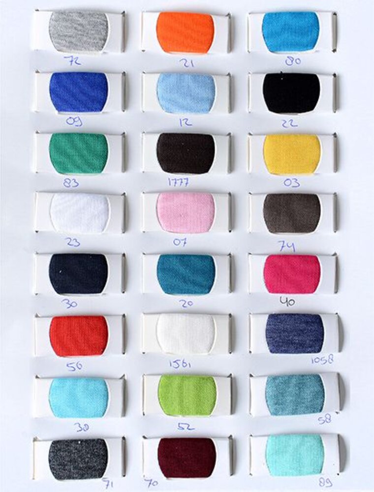 Oeko-Tex®   Farbekarte Jogging