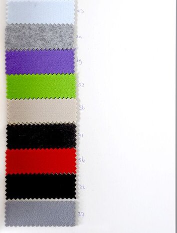 Oeko-Tex®  Samplecard Koreaans Vilt 3mm Oeko-Tex®  Samplecard Koreaans Vilt 3mm