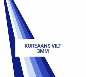 Oeko-Tex®  Samplecard Koreaans Vilt 3mm Oeko-Tex®  Samplecard Koreaans Vilt 3mm
