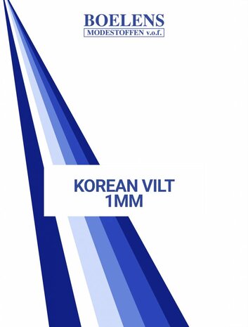 Samplecard Koreaans Vilt 1mm Samplecard Koreaans Vilt 1mm