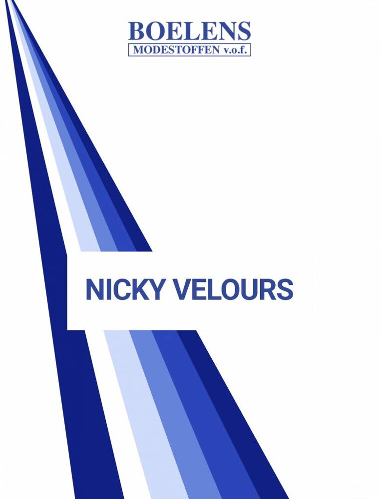 Stalenkaart Nicky velours Stalenkaart Nicky velours