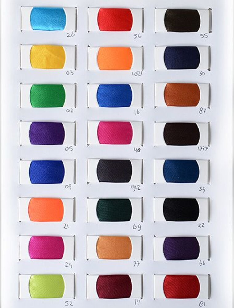 Samplecard Poly Satijn Samplecard Poly Satijn