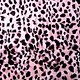 Hairy Imitation Fur Cheetah print Pink