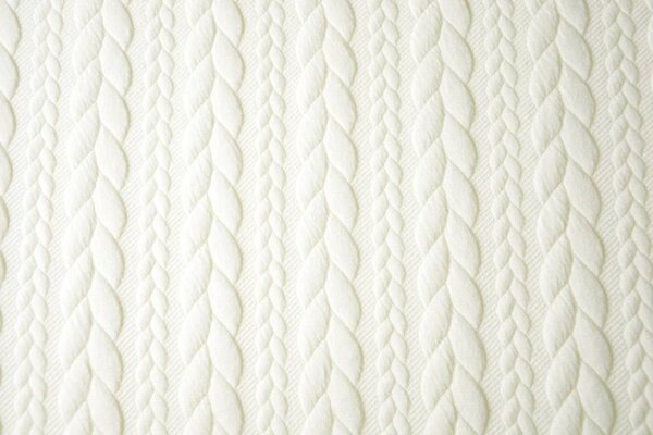 Gestrickte Kabel Stoff tricot Creme Gestrickte Kabel Stoff tricot Creme