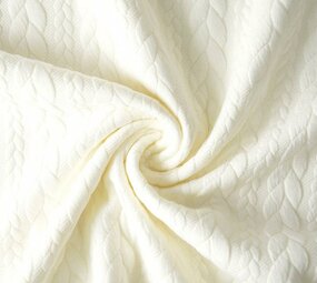 Knitted Cable fabric tricot Creme Knitted Cable fabric tricot Creme