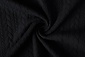 Knitted Cable fabric tricot Black Knitted Cable fabric tricot Black