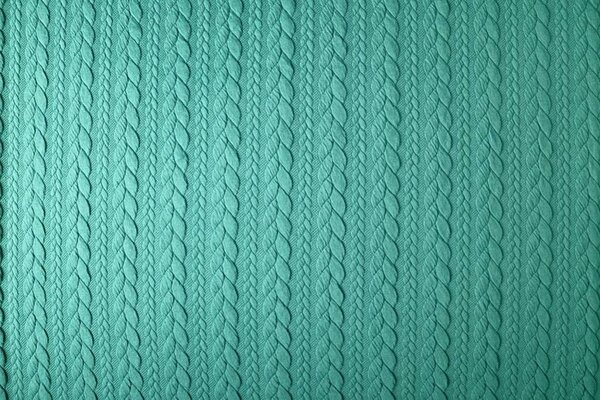 De Punto Trenza Tela Punto Verde Mar