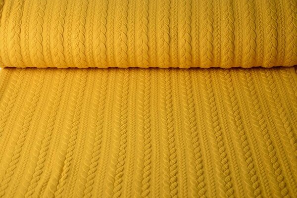 A Maglia Treccia Tessuto Maglia Ocra A Maglia Treccia Tessuto Maglia Ocra