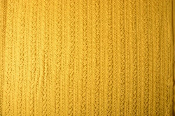 Gebreide kabel stof tricot Oker Gebreide kabel stof tricot Oker