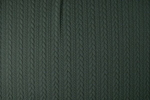 Knitted Cable fabric tricot Army Green