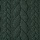 Knitted Cable fabric tricot Army Green