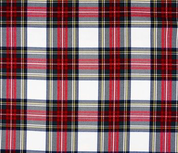 Schottische Tartan überprüft Stoff stretch 9