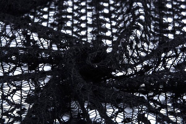 Pizzo Paillet Nero Pizzo Paillet Nero