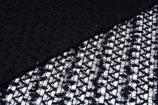 Pizzo Paillet Nero Pizzo Paillet Nero