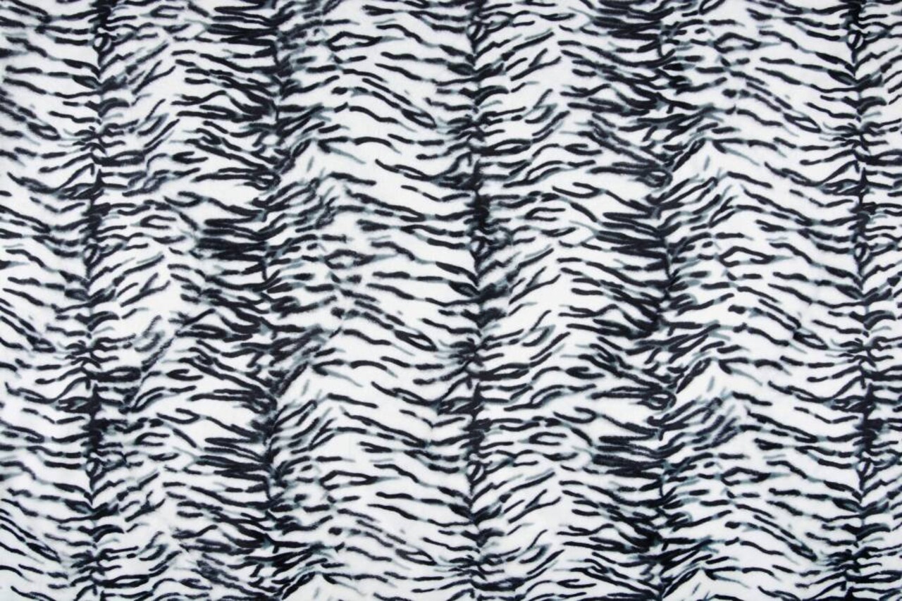 Velboa Witte Tijgerprint