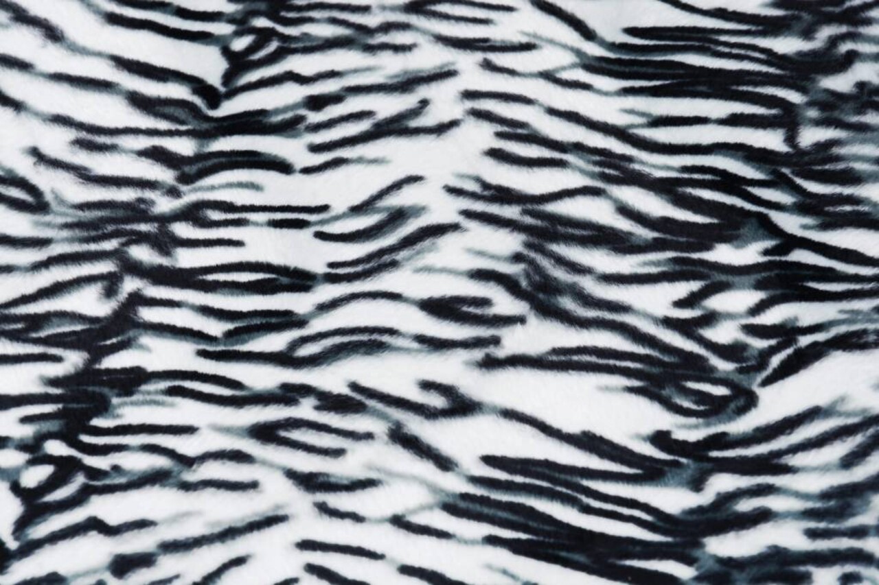 Velboa Witte Tijgerprint