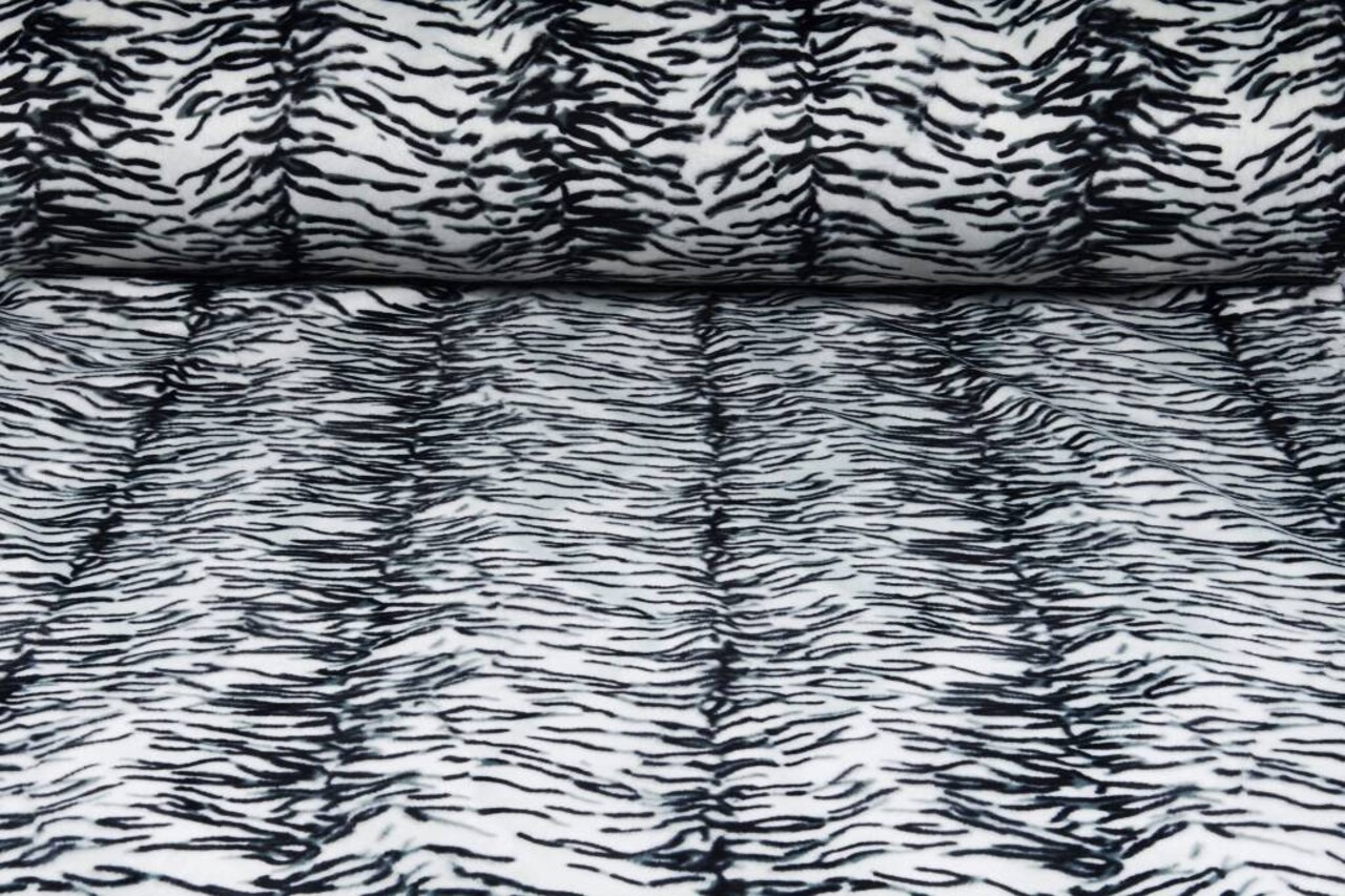 Velboa Witte Tijgerprint