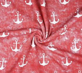 Felpa Alpenfleece Anker Rosso Felpa Alpenfleece Anker Rosso