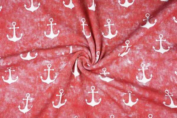 Felpa Alpenfleece Anker Rosso Felpa Alpenfleece Anker Rosso