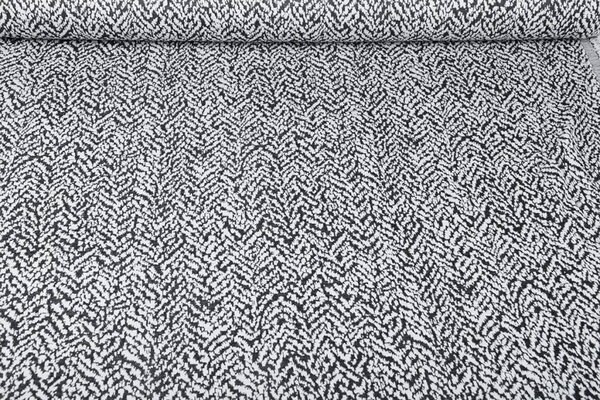 Jacquard de Punto Melardi Negro Blanco