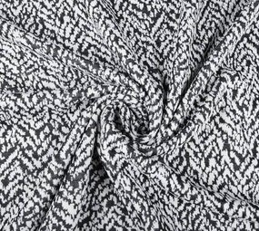 Jacquard gebreid Melardi Zwart Wit