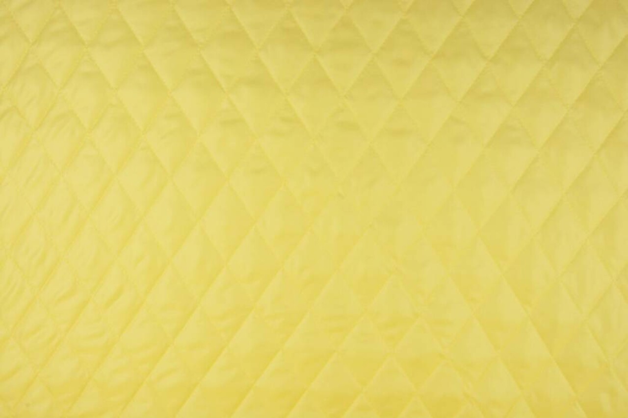 Quilted Lining Yellow