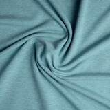 Oeko-Tex®  French Terry Hell Petrol Meliert